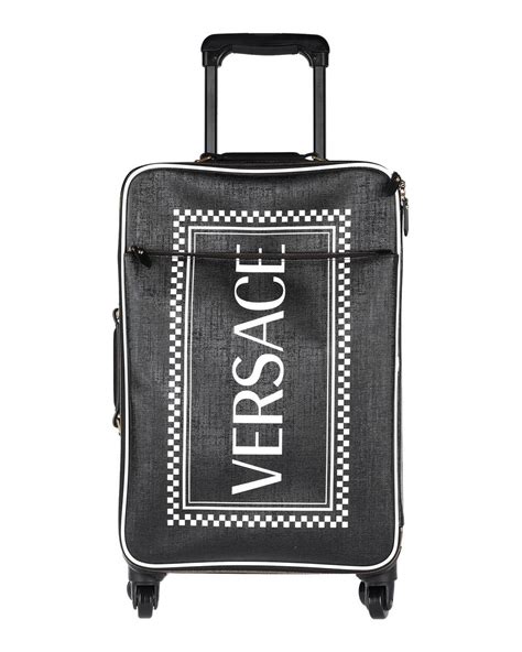 versace rolling luggage|versace with backpack.